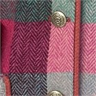 Harris Iona Coat, cerise and grey