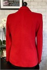 Ladies Wool and Cashmere Tailored Blazer, Scarlet