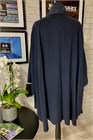 Ladies Wool and Cashmere Cape, Navy