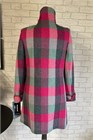 Harris Iona Coat, Cerise and  Grey
