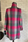 Harris Iona Coat, Cerise and  Grey