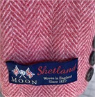  Ladies Classic Herringbone Jacket, Hot Pink