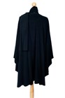 Ladies Wool and Cashmere Cape, Black