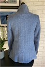 Ladies Classic Herringbone Jacket, Sky Blue